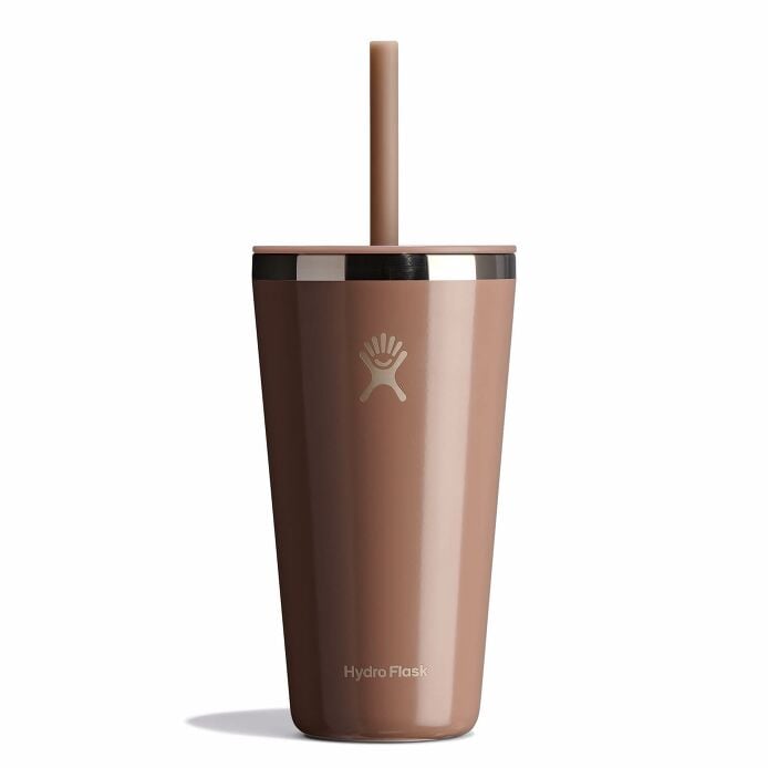 28 oz All Around™ Tumbler with Straw Lid - Mocha Brown