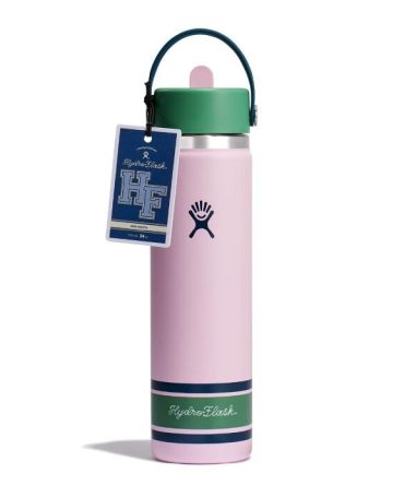 24 oz Wide Mouth with Flex Straw Cap - Campus Pink