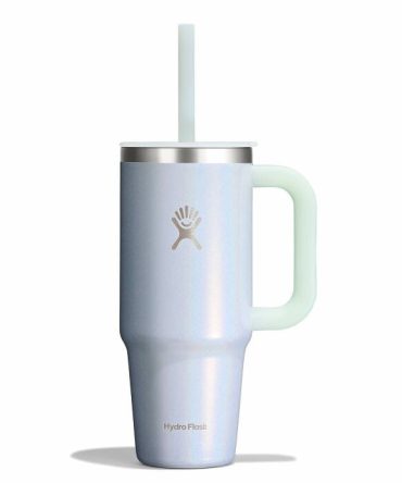24 oz Travel Tumbler - Glimmer Blue