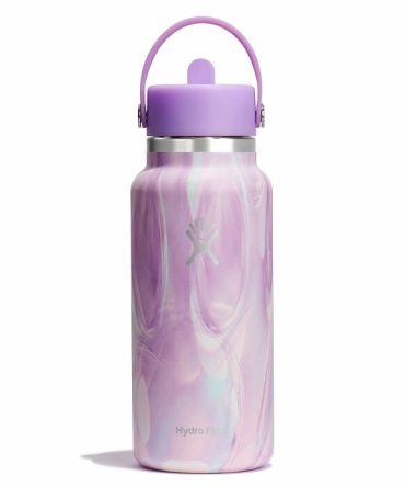 32 oz Wide Mouth with Flex Straw Cap - Jelly Purple