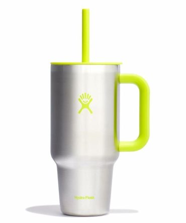 32 oz Travel Tumbler - Stainless Lime