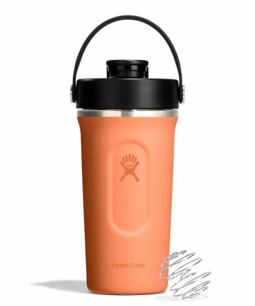 24 oz Insulated Shaker Bottle - Nectar Orange