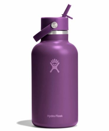 64 oz Wide Mouth with Flex Straw Cap - Beachplum Purple