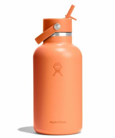 64 oz Wide Mouth with Flex Straw Cap - Nectar Orange