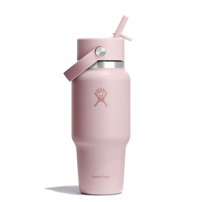 24 oz Wide Mouth Travel Bottle with Flex Straw Cap - Tonal Trillium