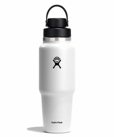 32 oz Wide Mouth Travel Bottle with Flex Chug Cap - White